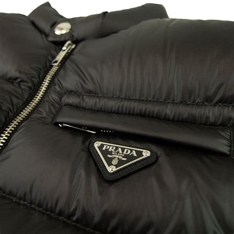 piumino gilet prada|Prada Piumino Nylon Piuma Puffer Jacket Nero .